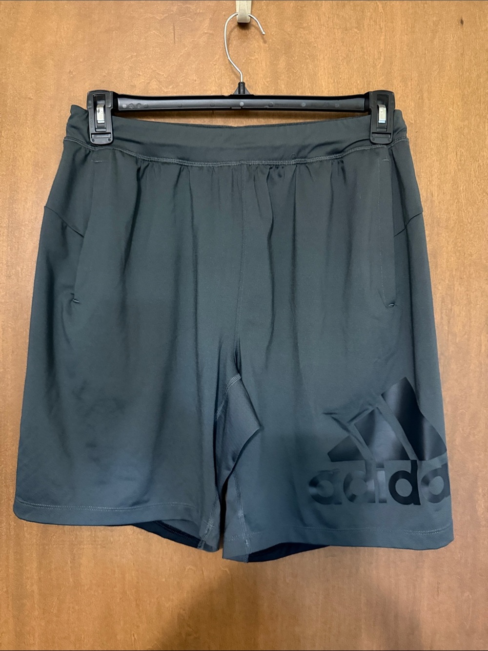 adidas Men's Black Athletic Shorts with Logo